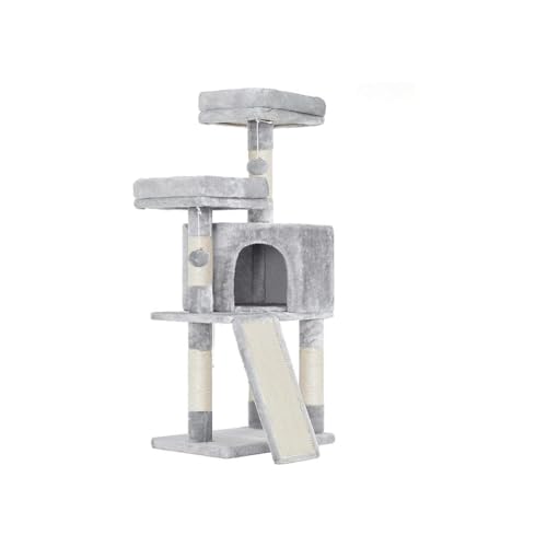 45.3-Inch Cat Tree with Scratching Post and Ramp A1800