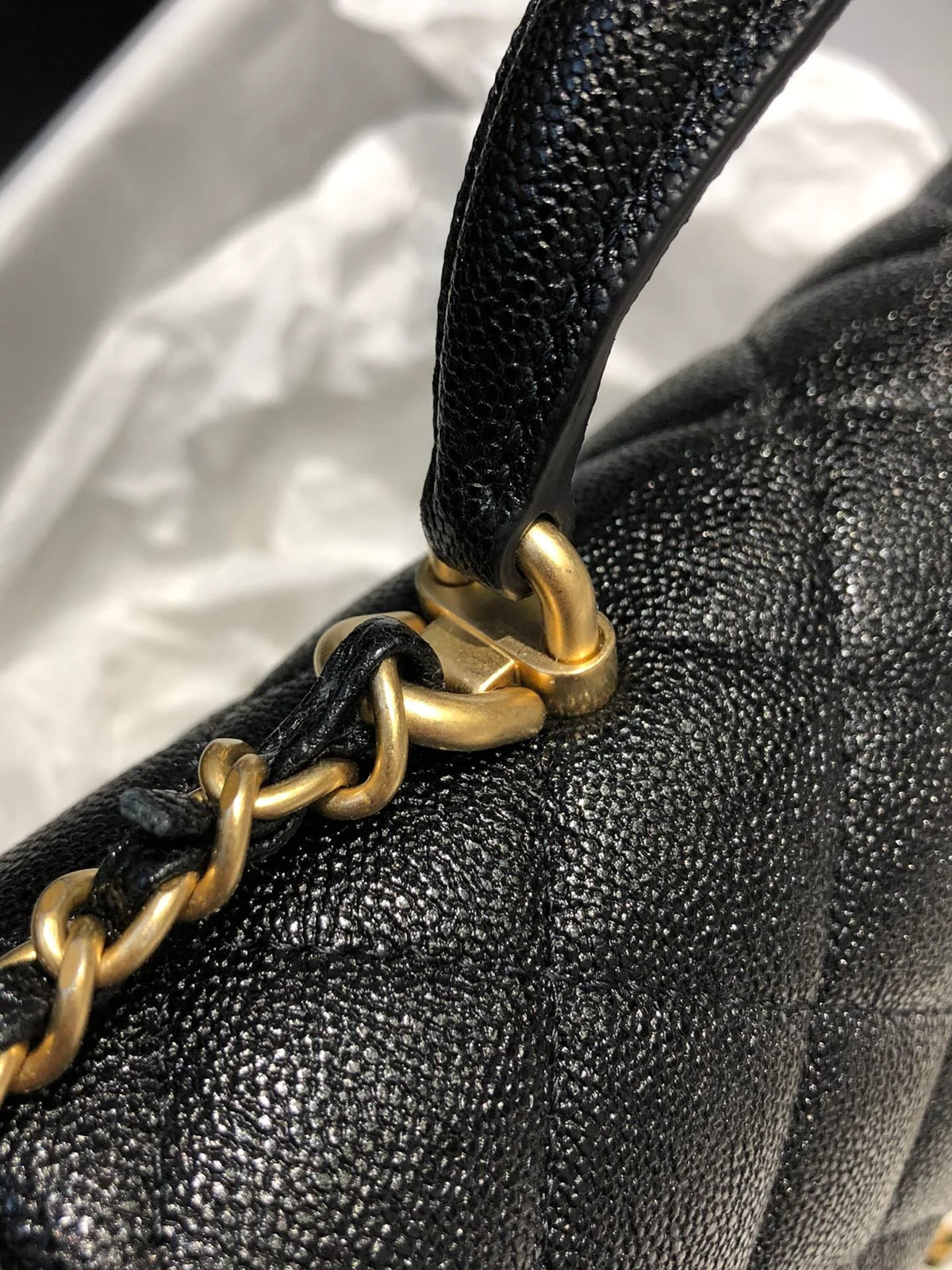 Mini Flap Bag With Top Handle Black A205