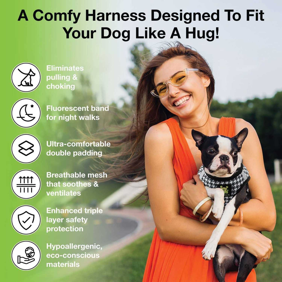Step in Dog Harness Soft Mesh W9395