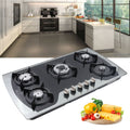35.4" 5 Burners Tempered Glass Gas Cooktop R471