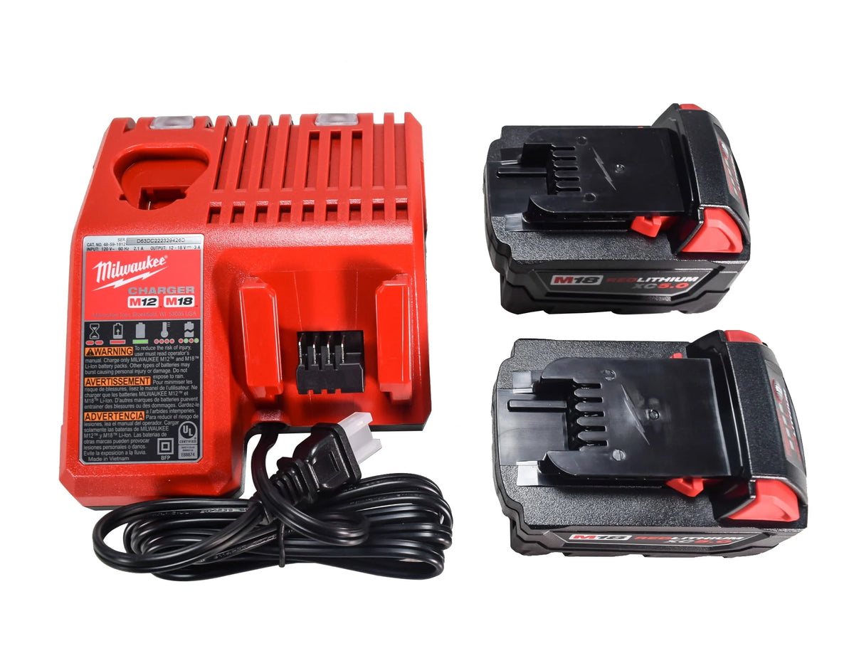 M18 18-Volt Lithium-Ion Starter Kit with Two 5.0Ah Batteries and Charger D17709