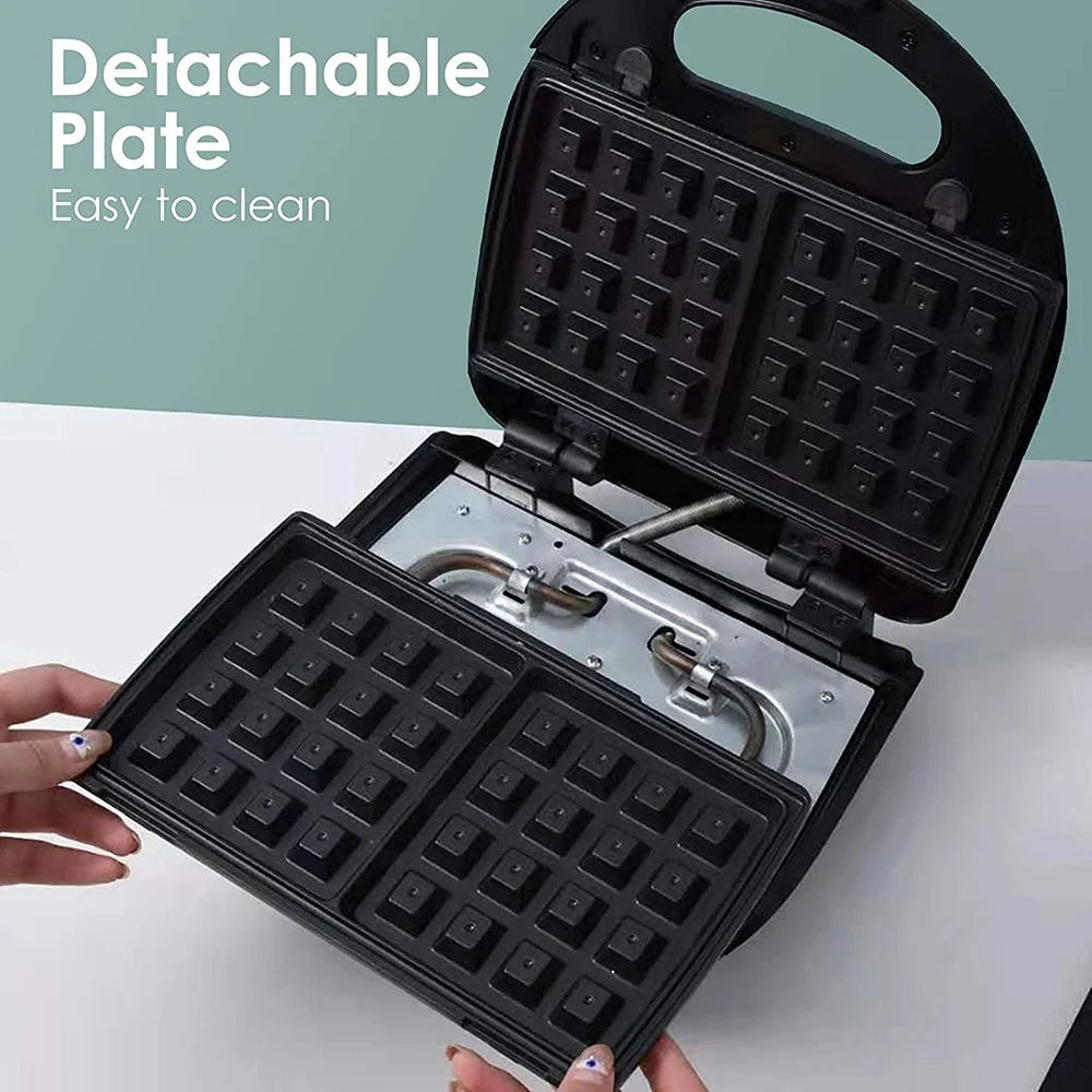 Stainless Steel Electric Baking Pan for Sandwiches, Waffles, and Steaks J6961