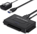 SATA IDE to USB 3.0 Adapter for 2.5 3.5-Inch HDD SSD with 12V 2A Power Supply Pack of 2 A298