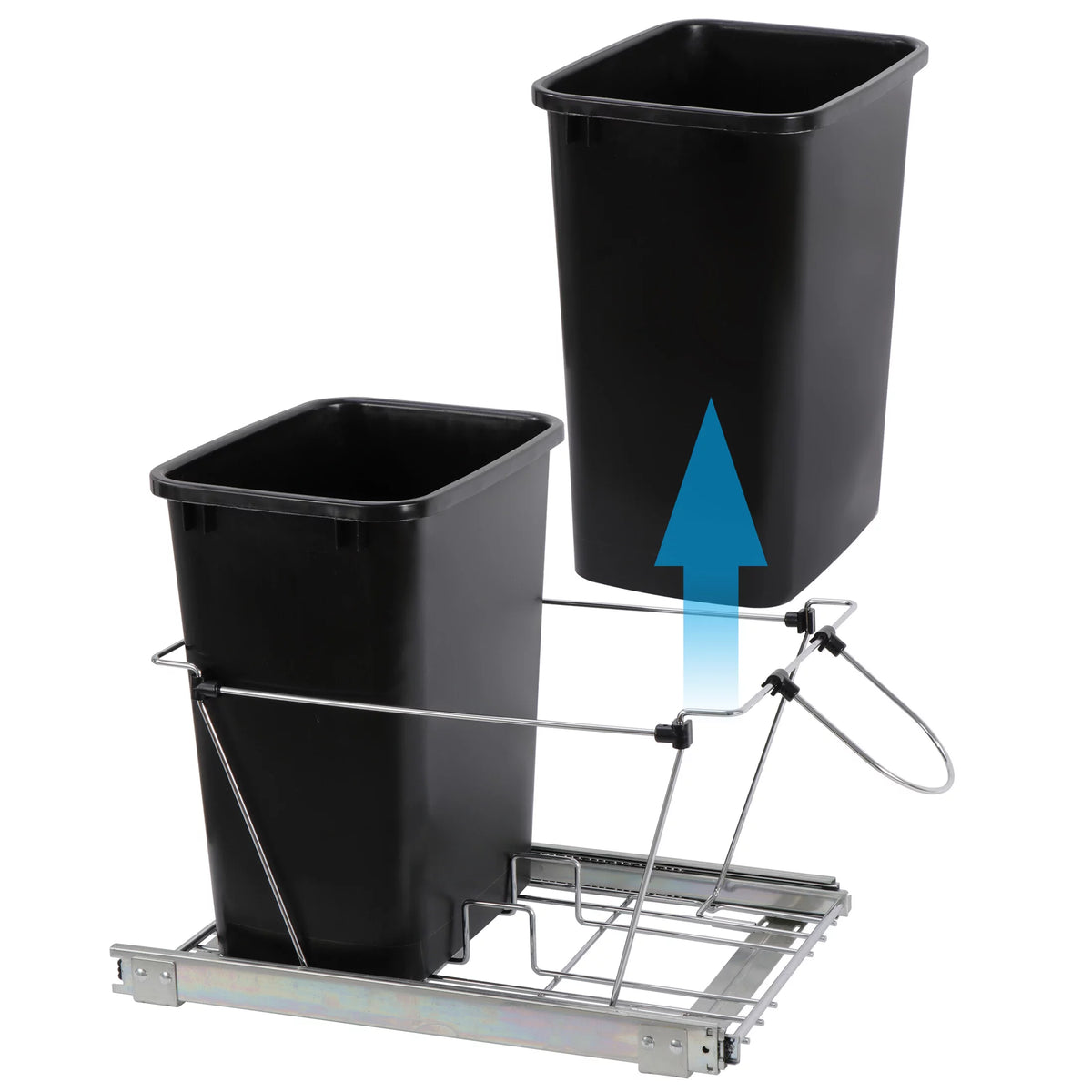 Dual 35Qt Pullout Trash Can I51494