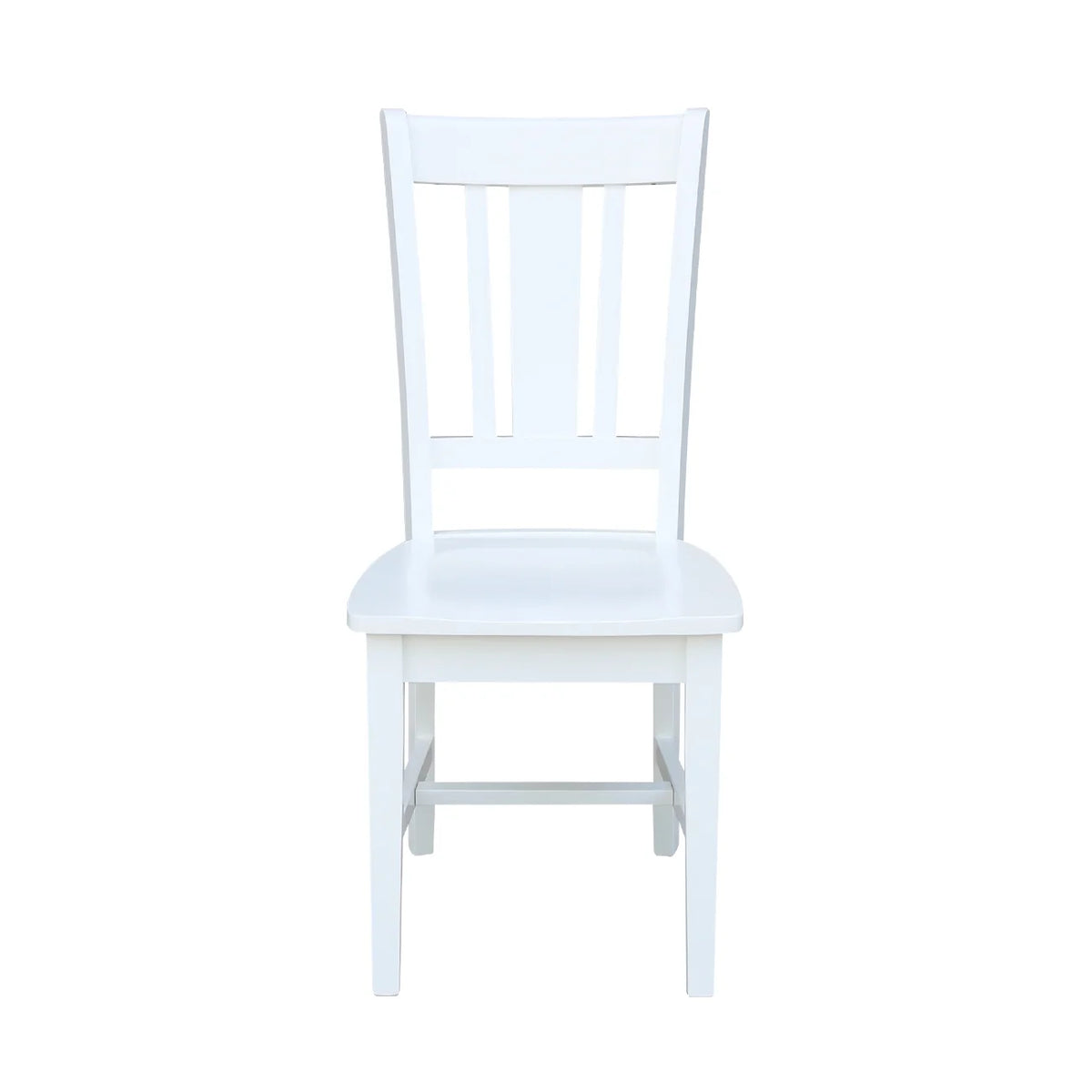 White Solid Wood Splatback Chairs Set of 2 K225813