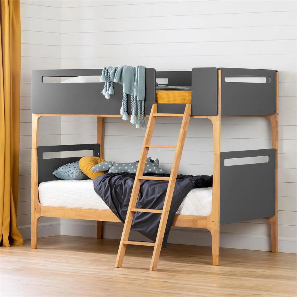 Charcoal Gray Modern Bunk Beds P7306
