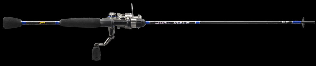 Spinning Reel and Fishing Rod Combo, 5-Foot 6-Inch Rod, Size 75 Reel, Silver E428