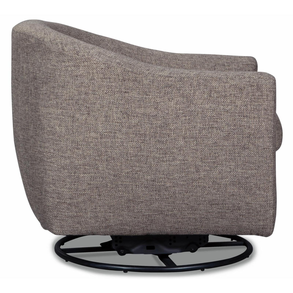 Taupe Tufted Swivel Glider I376147