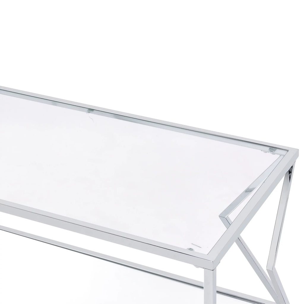 Glass Top Rectangular Coffee Table Y33951