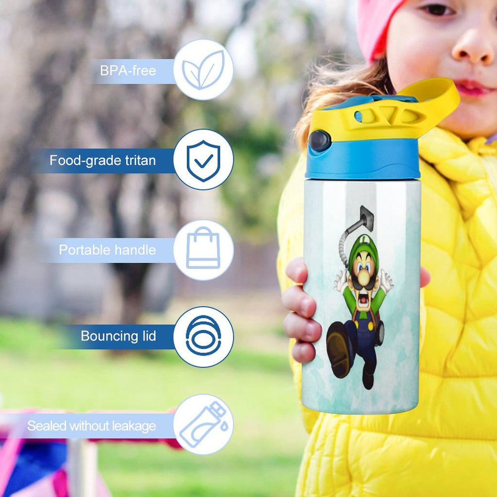 Insulated Stainless Steel Water Bottle with Straw C82350
