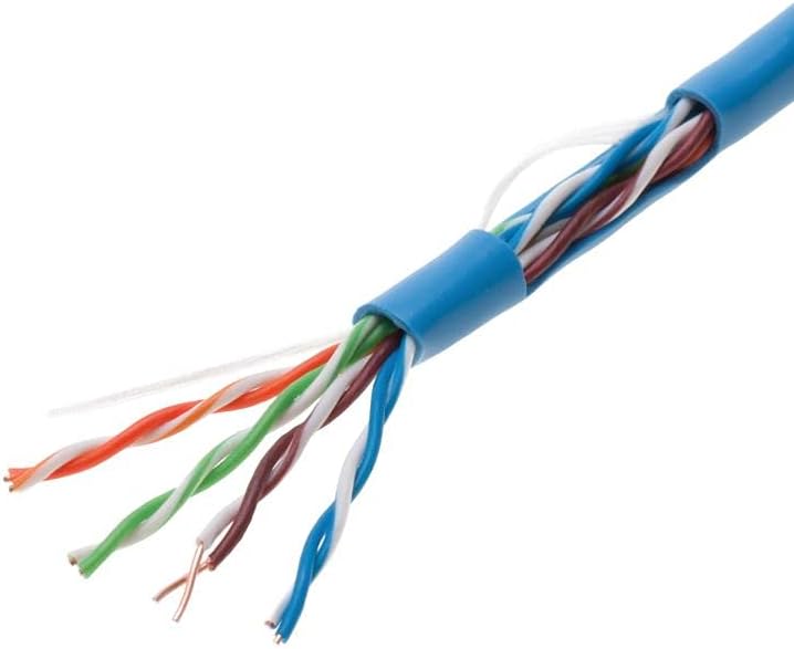 1000ft Cat5e Gray Solid 24AWG UTP Bulk Network Cable Z742925