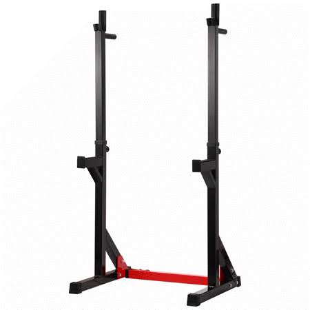 Adjustable Squat Rack Barbell Rack Dip Stand O77626