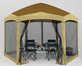Camouflage 6 Sided Instant Screened Canopy Tent F358208