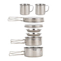 8PCS Stainless Steel Camping Cookware Set I608