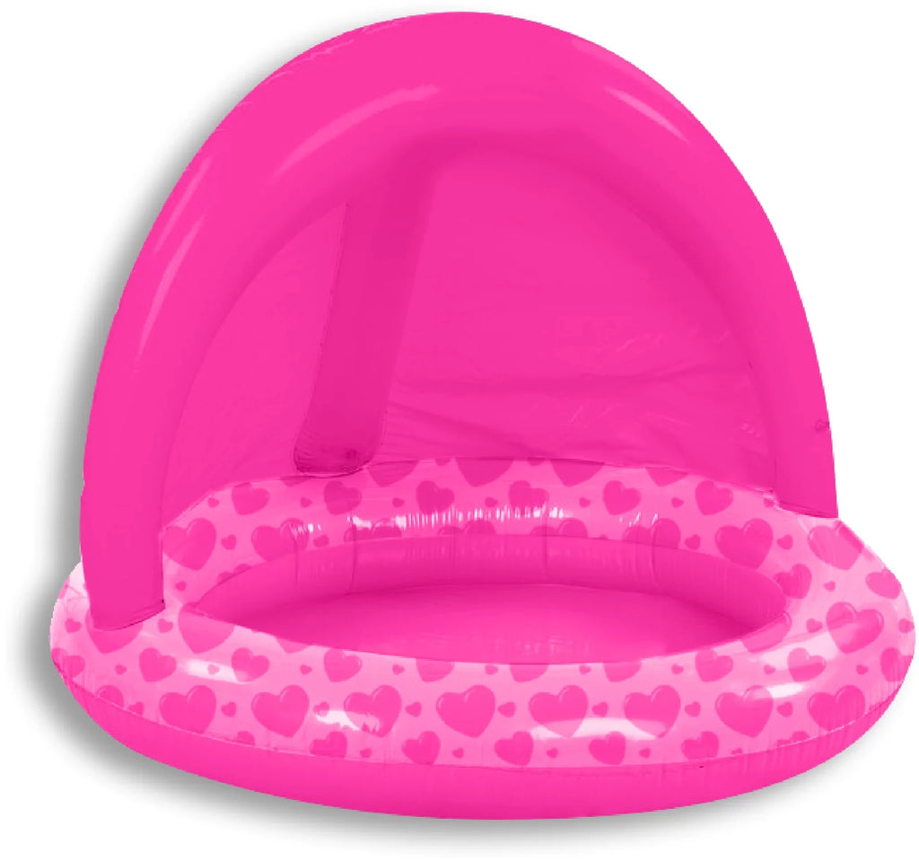 3.5' Inflatable Swimming Pool with UV Shade C95431