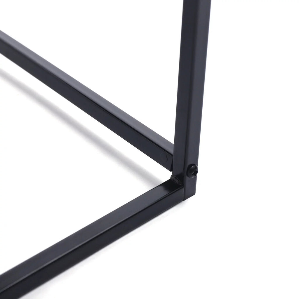 2pcs Black Metal Side Table I31121
