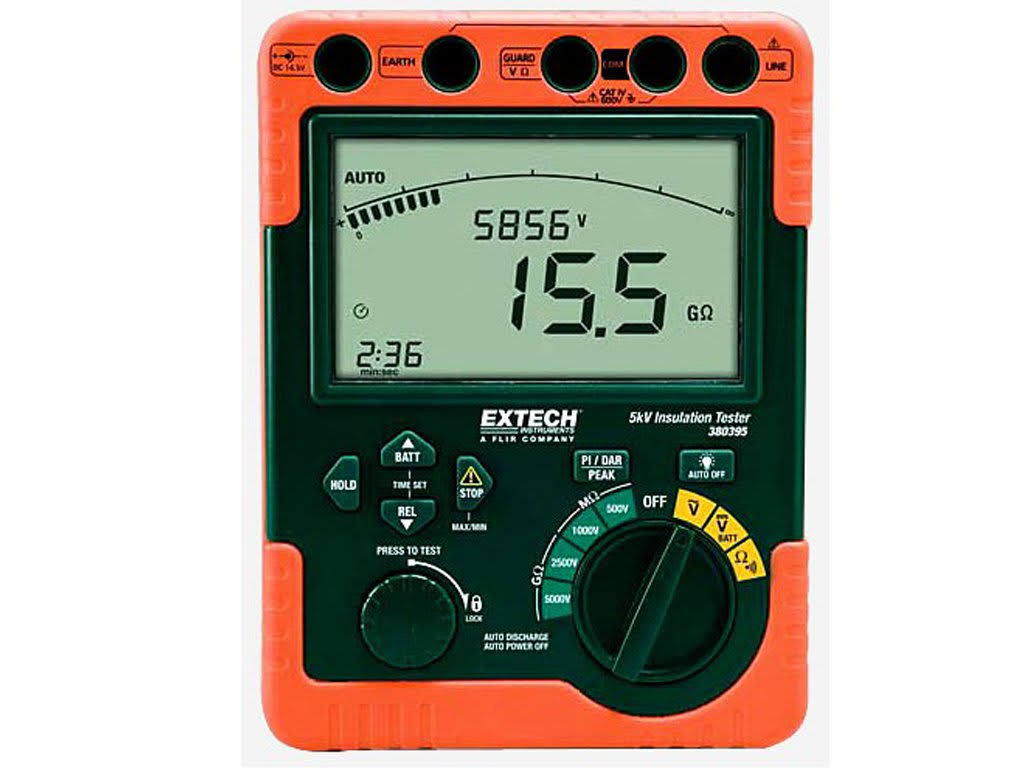 Digital High Voltage Insulation Tester with NIST Calibration B35930