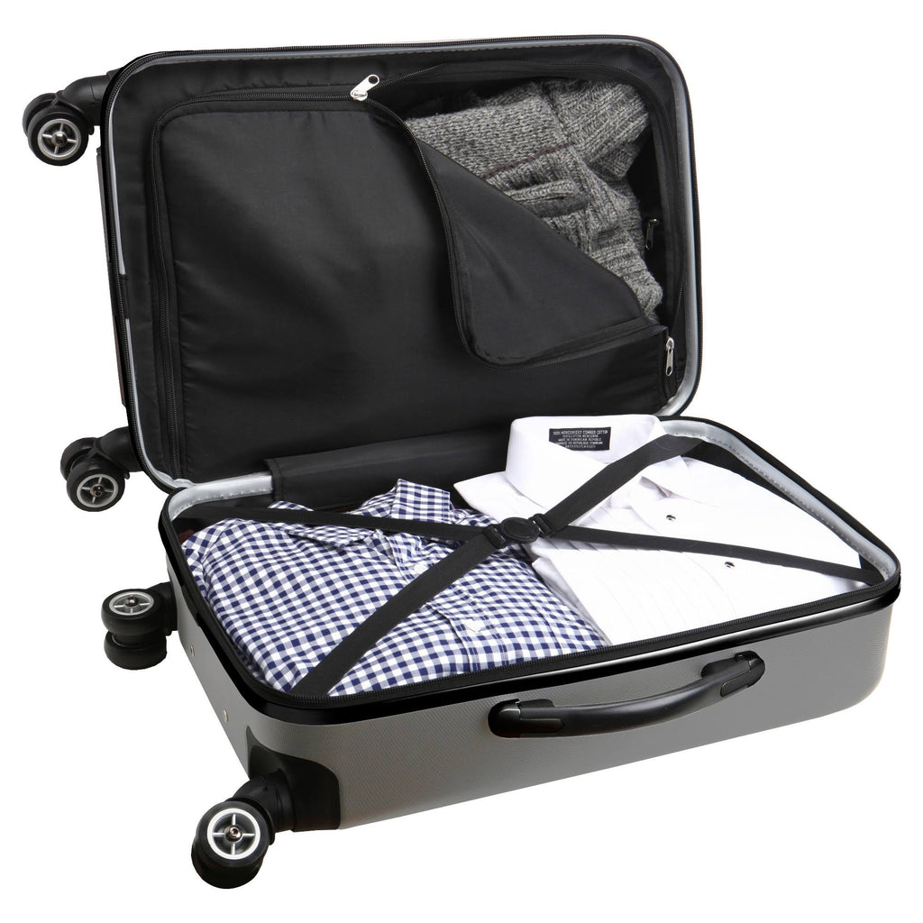 Silver 8-Wheel Hardcase Spinner Carry-On A658