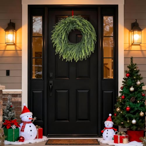 26" Artificial Norfolk Pine Wreath Z8225