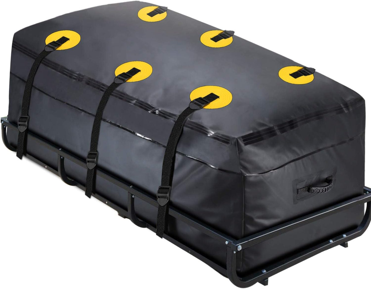 100% Waterproof 22 Cu Ft Cargo Carrier Bag with 6 Reinforced Straps P20862