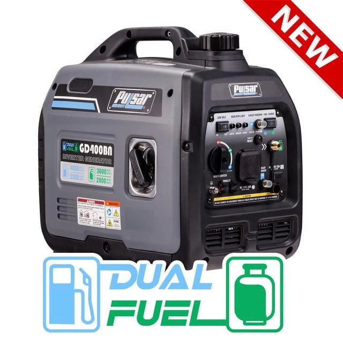 4000W Portable Dual Fuel Generator N78925