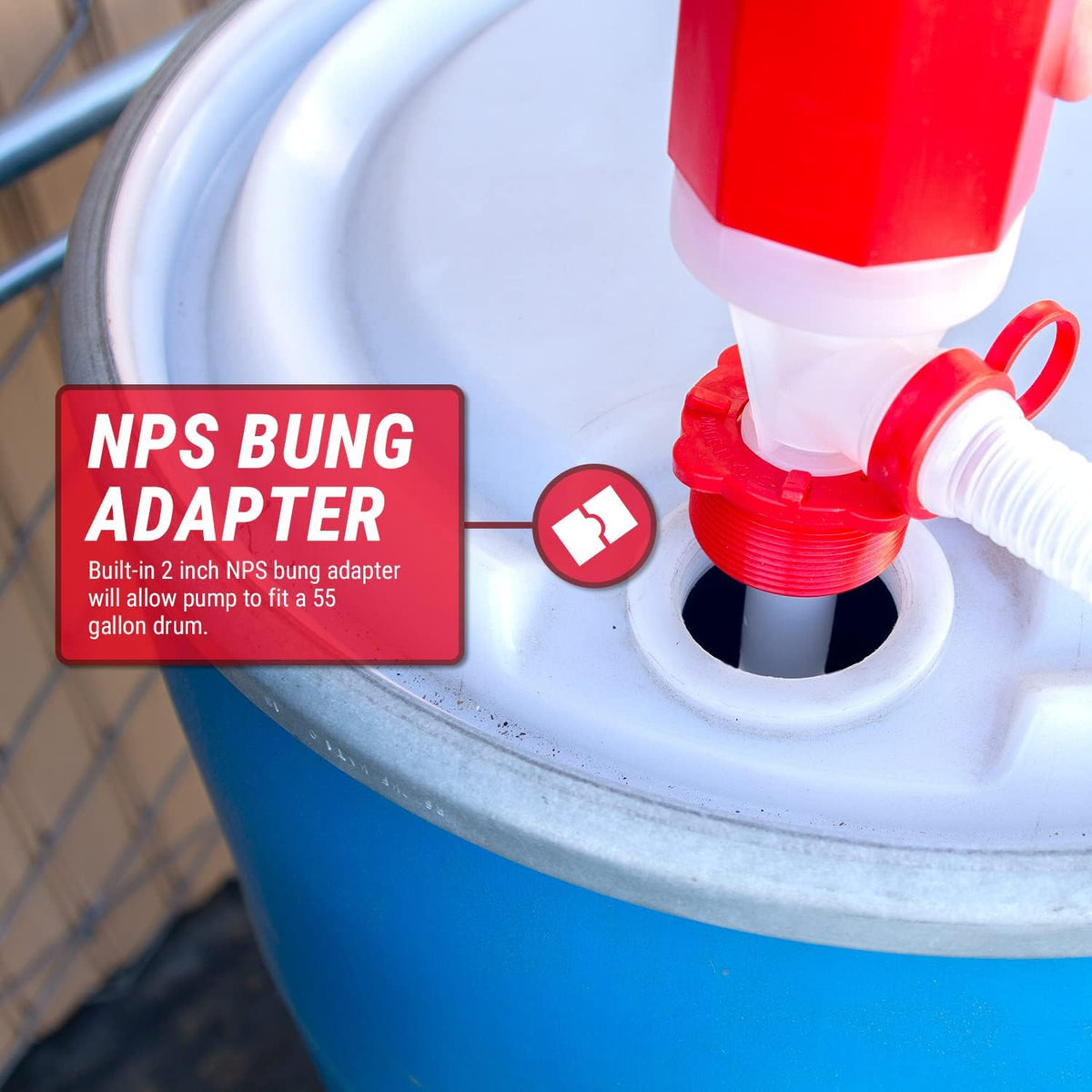 2 PK BPA-Free Extra Heavy Duty Siphon Drum Pump R752086