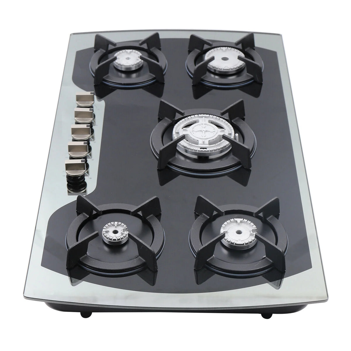 35.4" 5 Burners Tempered Glass Gas Cooktop R471