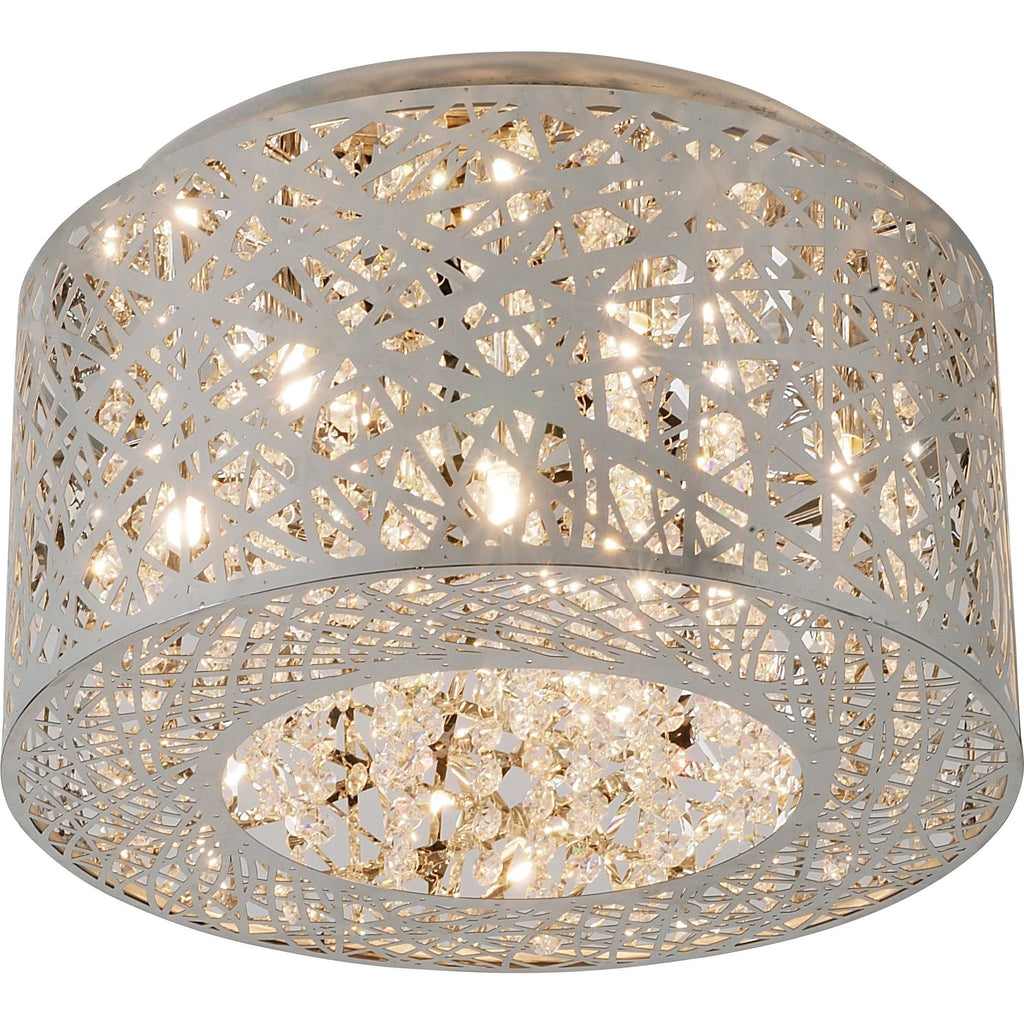 7-Light LED Flush Mount Polished Chrome W606245