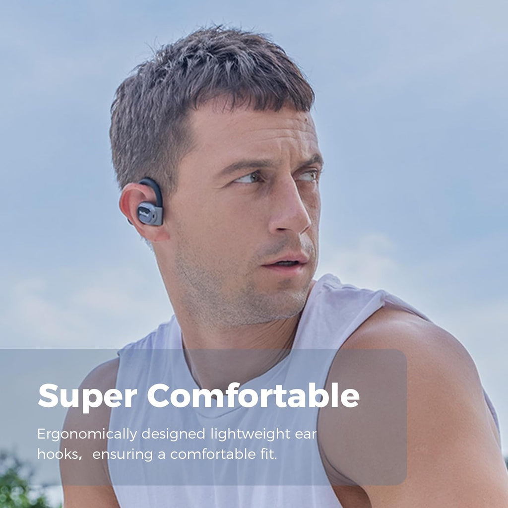 Open Ear Wireless Bluetooth Headphones with 2 Microphone, 55H Play Time B8872