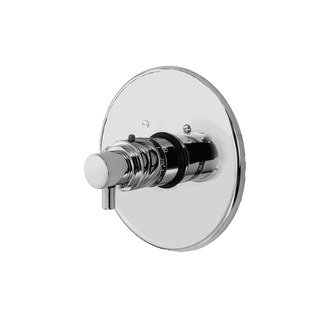 Weathered Brass Thermostatic Trim Plate with Handle T824