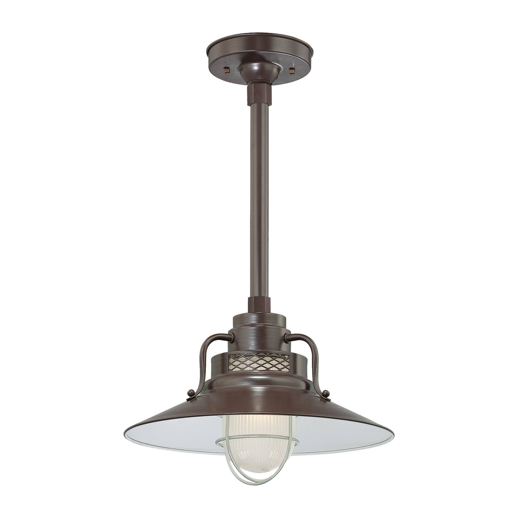 Architectural Bronze Stem Hung Railroad Shade A4210
