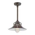 Architectural Bronze Stem Hung Railroad Shade A4210