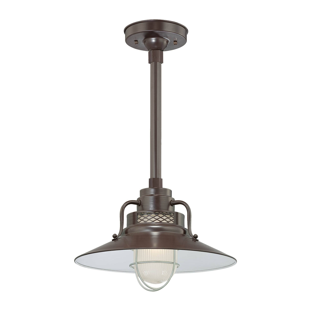 Architectural Bronze Stem Hung Railroad Shade A4210