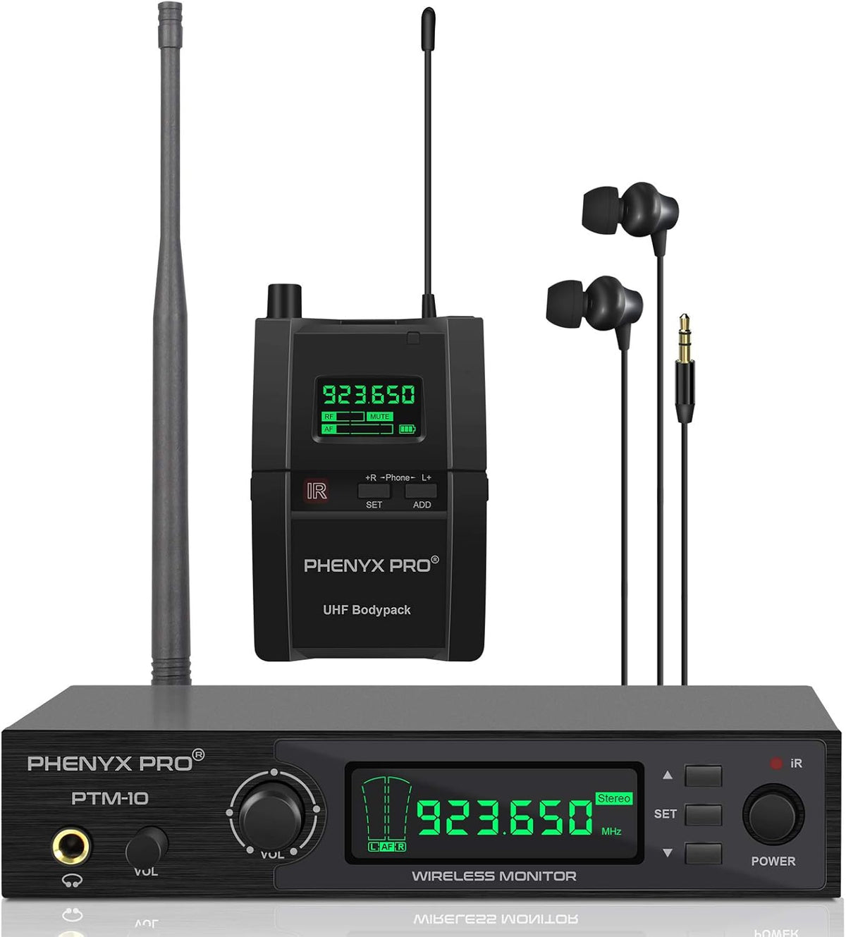 UHF Stereo Wireless In Ear Monitor System, Rack Mountable D81343
