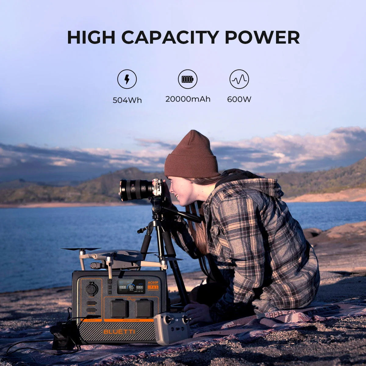 Portable Power Station 600W 504Wh LiFePO4 G732510