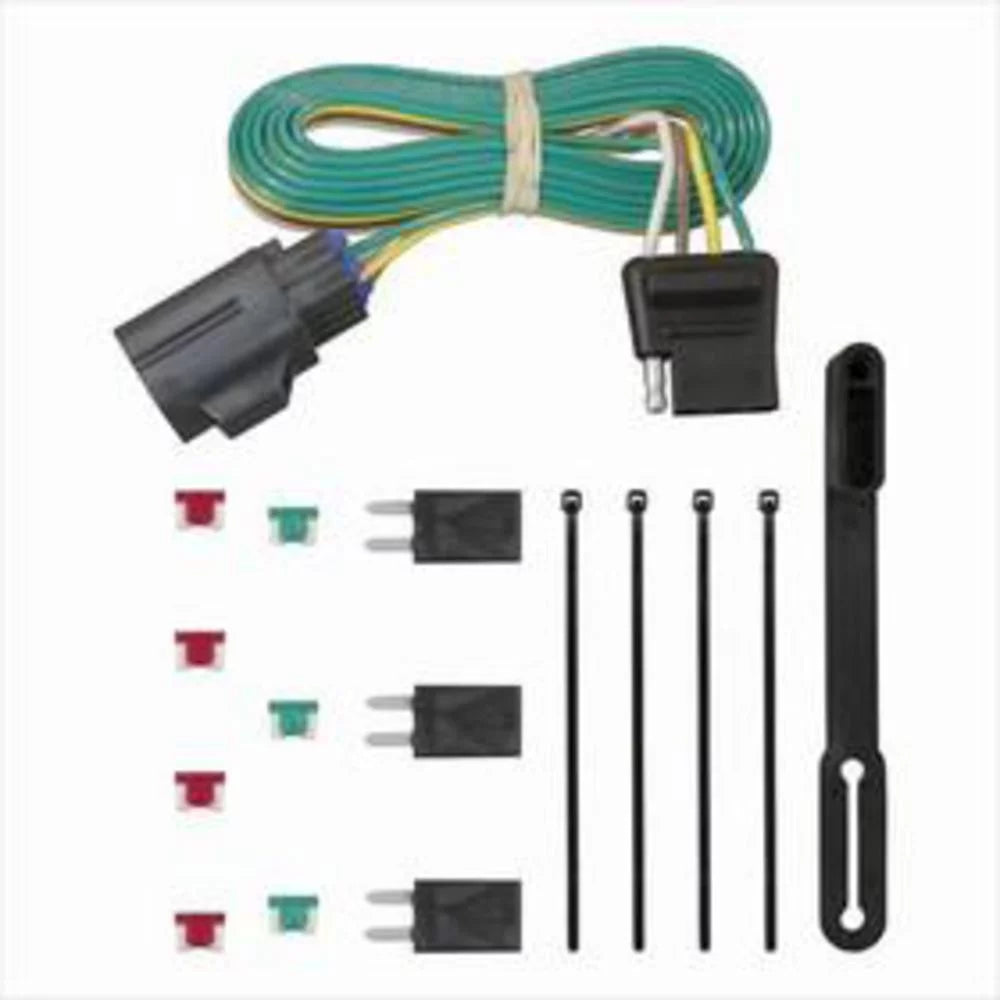 Vehicle-Side Custom 4-Pin Trailer Wiring Harness S6050