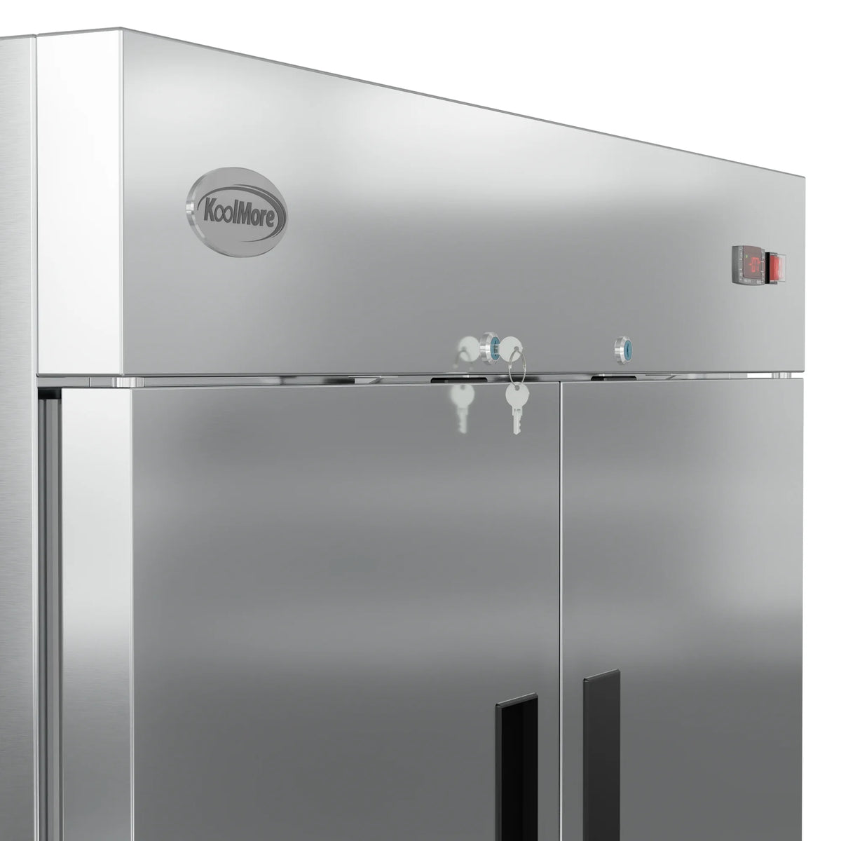 54 in. Commercial Stainless Steel Solid Half Door Reach-In Freezer, 47 cu. ft. P9197