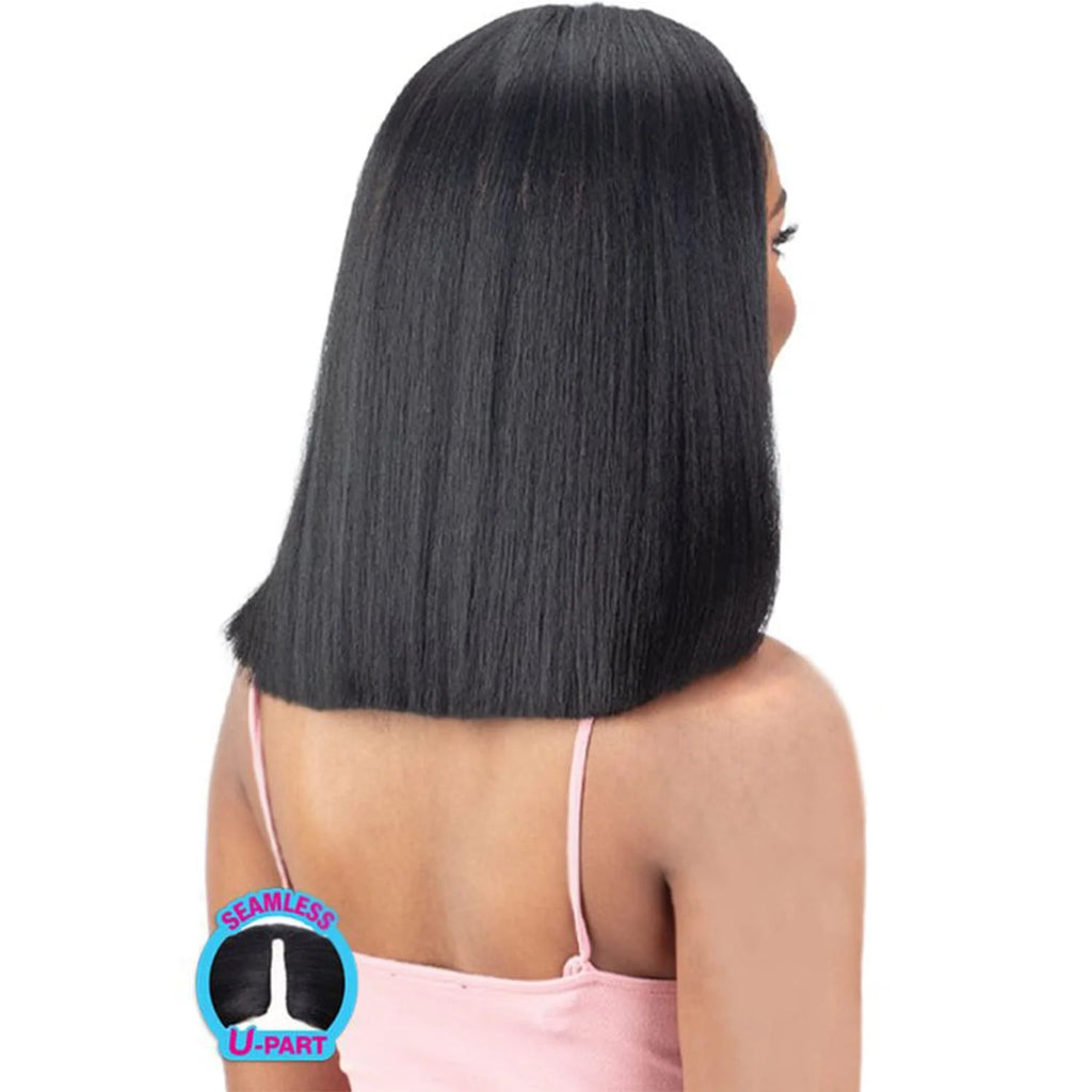 U Part Wig Natural Yaky Straight 14" N8713