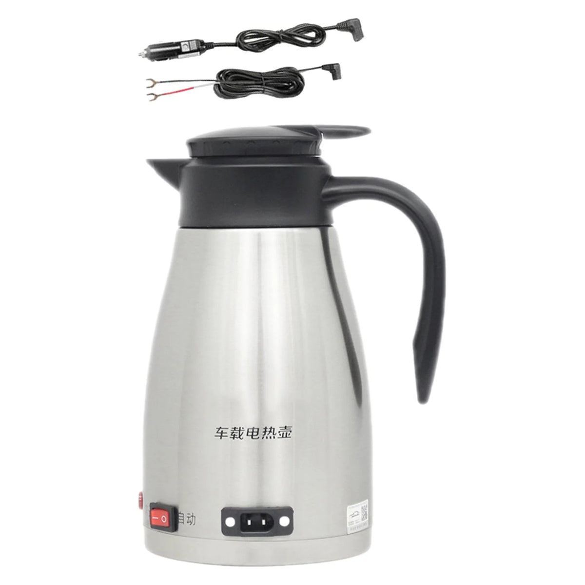 12V Stainless Steel Car Electric Kettle with Indicator Light A790