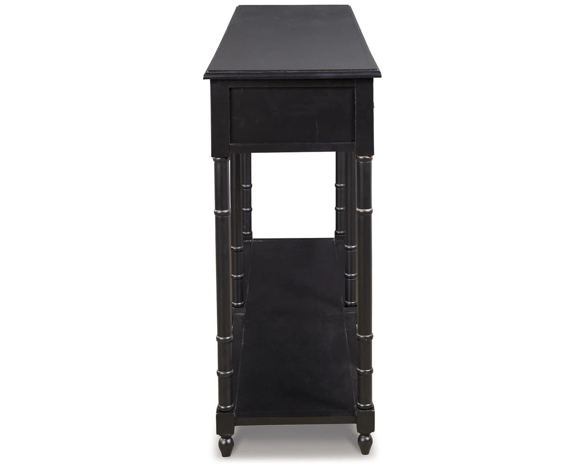 Black Sofa/Console Table D67804
