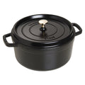 5.5 Qt. Cast Iron Round Dutch Oven in Black Y70071
