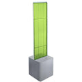 Green Two-Sided Pegboard Floor Display Q8073