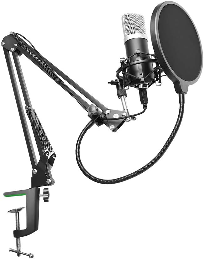Blue Blackout XLR Condenser Microphone with Pop Filter & 20' XLR Cable Y298258