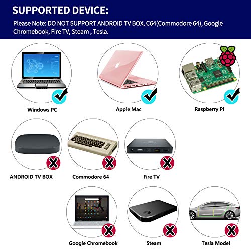2 Pack 2.4 GHz Wireless USB PC Controller F824