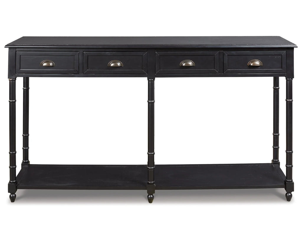 Black Sofa/Console Table D67804