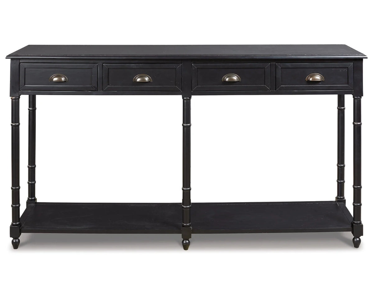 Black Sofa/Console Table D67804