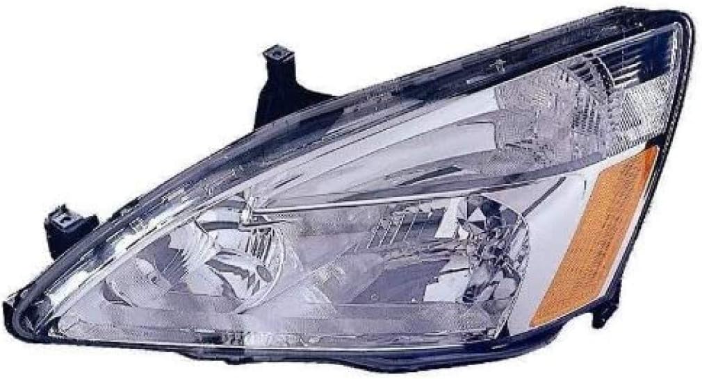 2003-2007 Honda Accord Headlight Driver and Passenger Side CAPA Certified Combination Lamp W171072