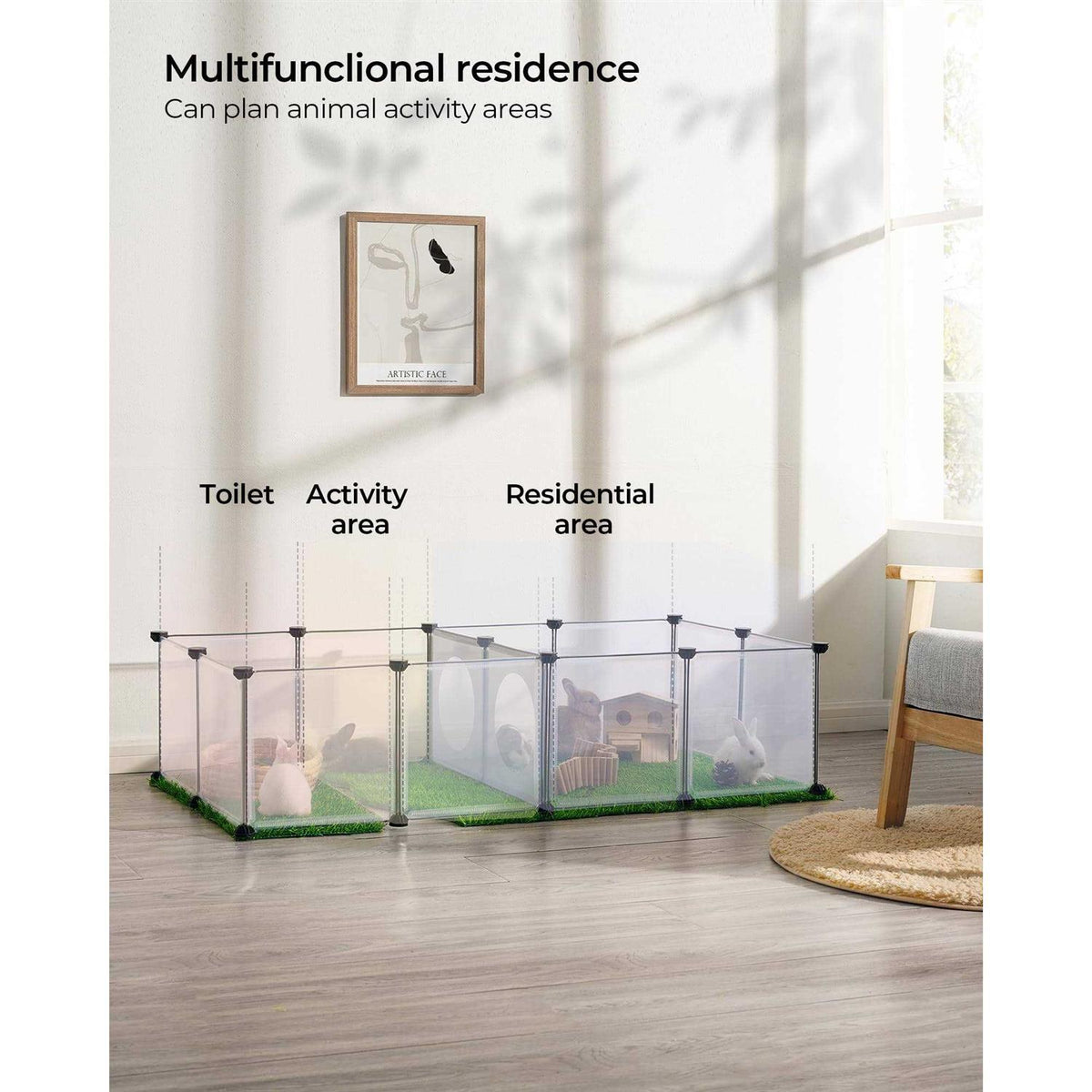 Pet Playpen Small Animal Indoor Exercise Fence T74921