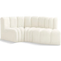 Cream Velvet Modular Sofa F66220