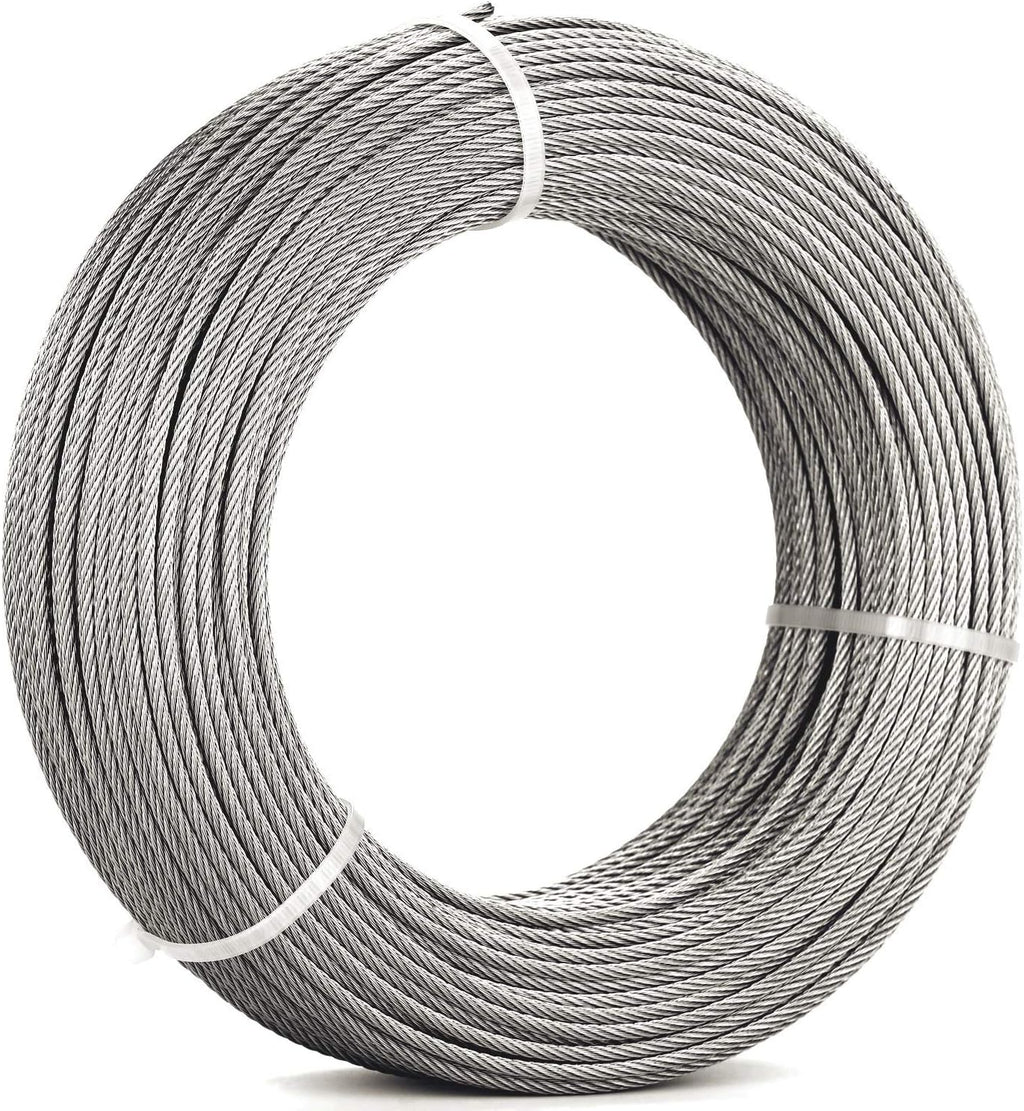 1/8 Stainless Steel Aircraft Wire Rope 500 Feet T 316 Marine Grade Cable Railing Kit M37629